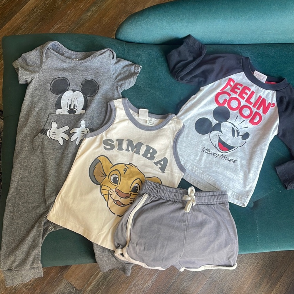 4 piece Disney set